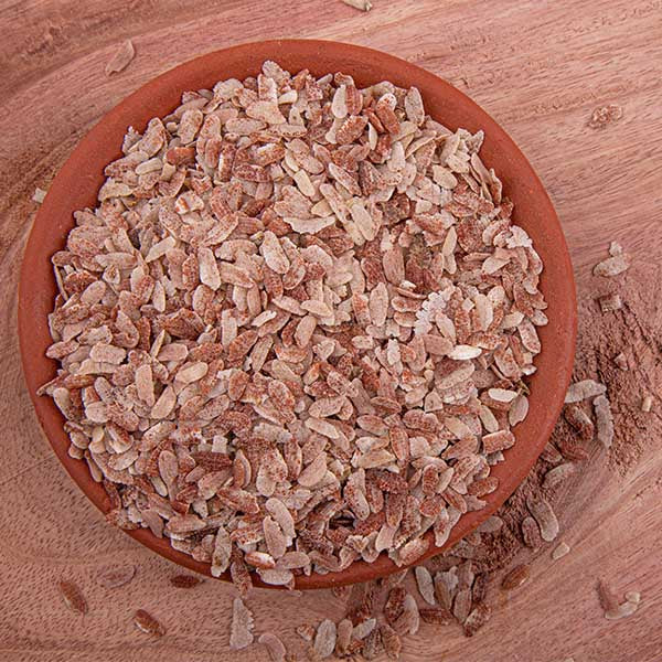 Organic Traditional Rathasali Rice Flakes , top view