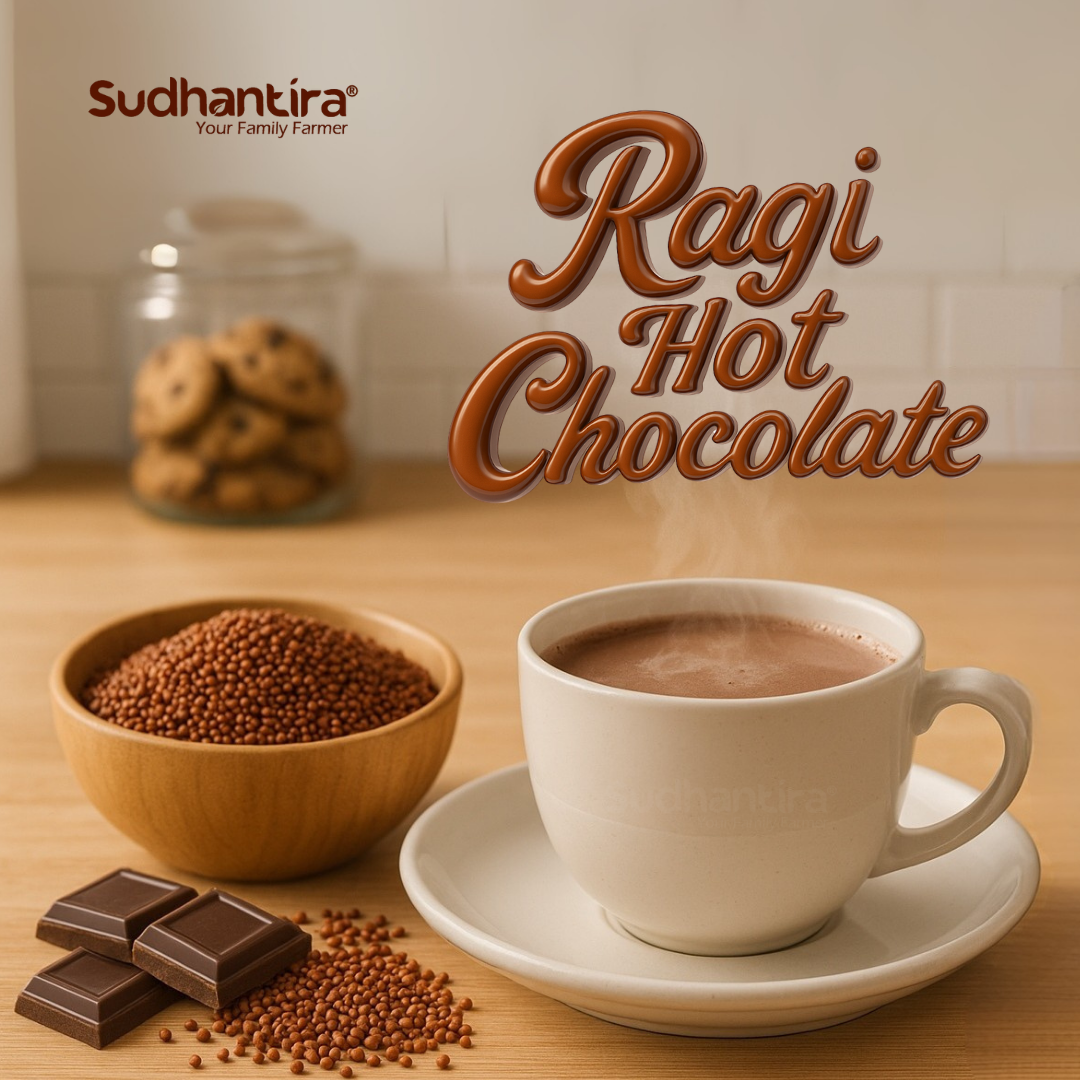 Ragi Hot Chocolate