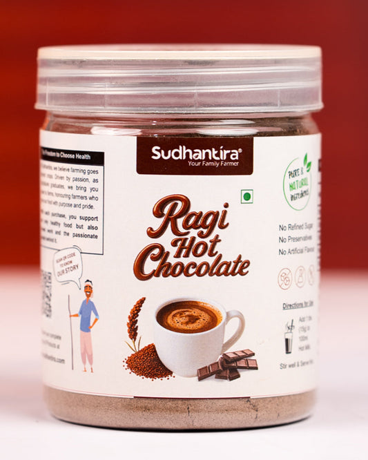 Ragi Hot Chocolate