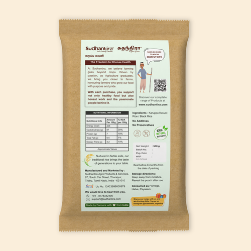 Karuppu Kavuni/Black Rice - Organic