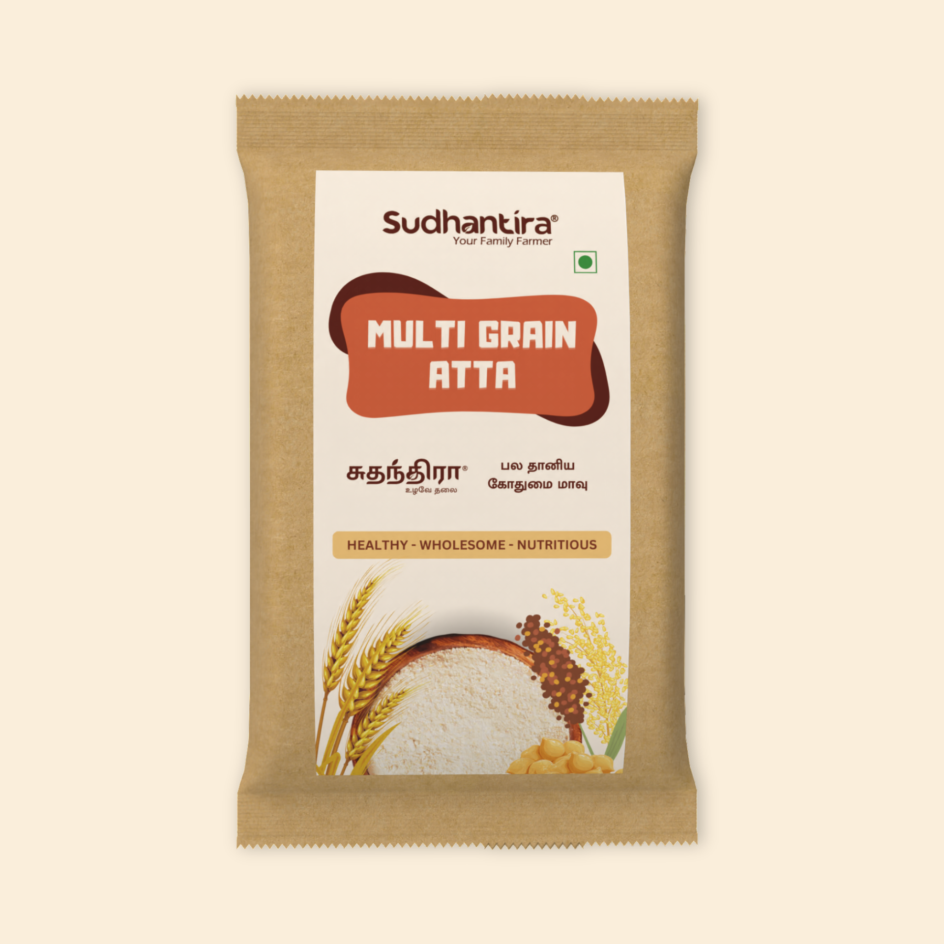 Organic Multi-Grain Atta / Wheat Flour