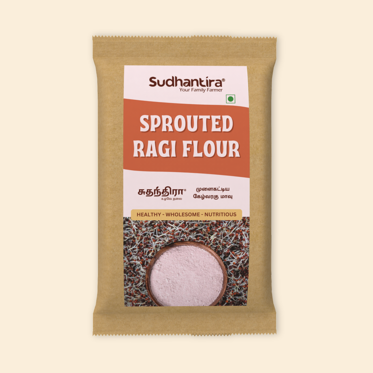 Organic Sprouted Ragi / Finger Millet Flour – Sudhantira