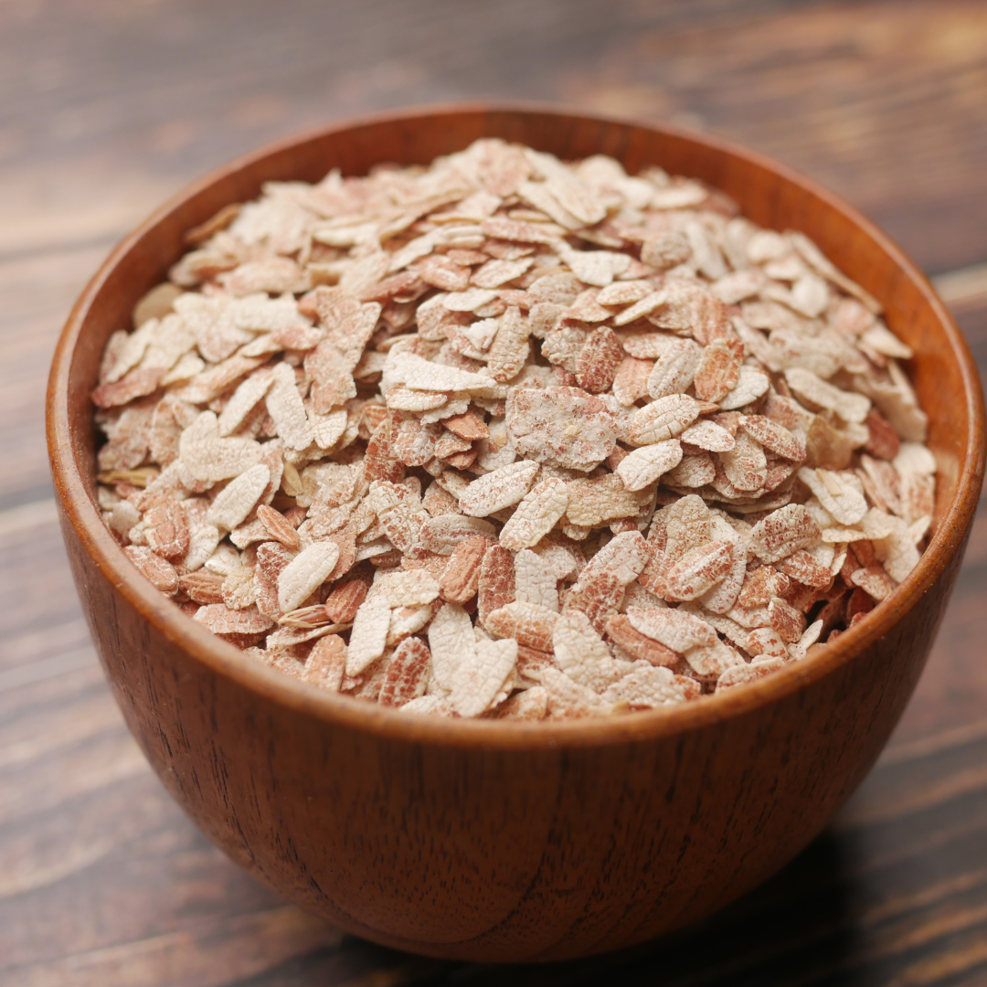 Organic Traditional Rathasali Rice Flakes , front 
